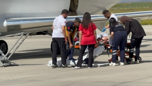 4 YAŞINDAKİ DOWN SENDORUMLU BEYTULLAH  AĞRI'DAN AMBULANS UÇAK İLE ANKARA'YA SEVK EDİLDİ.