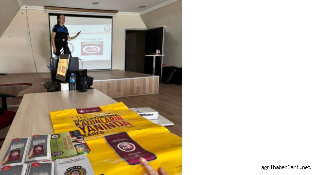 Ağrı İl Emniyetinden "2025 Aile Yılı" Kapsamında KADES Semineri