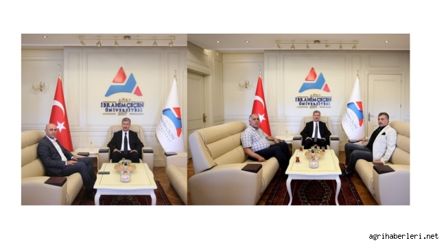 AİÇÜ Rektörü, Doğubayazıt Kaymakamı ve STK Temsilcilerini Ağırladı