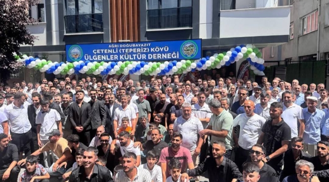 İstanbul'da Doğubayazıt Çetenli-Teperiz Köyü Derneği Çoşkuyla Açıldı