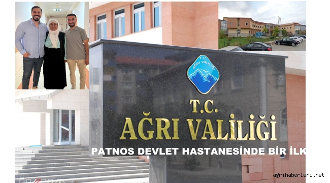 Patnos Devlet Hastanesi'nde İlk Lomber Stabilizasyon Ameliyatı Gerçekleştirildi