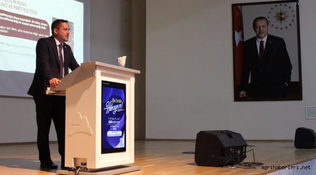 Teşkilat Akademisi Eğitim Programı Ağrı'da Gerçekleştirildi