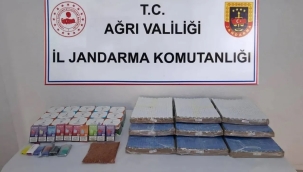  AĞRI'DA BİR KİŞİ ÜZERİNDE YASAK MADDELER ELE GEÇİRİLDİ