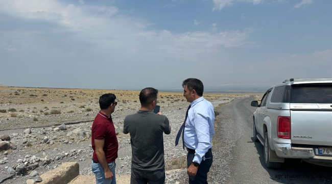 Ağrı Dağı'nda üçüncü etap yol çalışmaları hızla ilerliyor