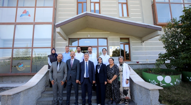 AĞRI İBRAHİM ÇEÇEN ÜNİVERSİTESİ REKTÖRÜ GÜLÇİN, (MERLAB) ZİYARET ETTİ.