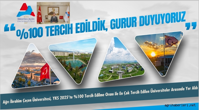AİÇÜ, 2025 YKS Tercihlerinde Yüzde 100 Tercih Edilme Oranıyla En Çok Tercih Edilen Üniversiteler Arasında Yer Aldı