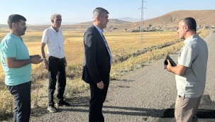 Diyadin Kaymakamı Furkan Korkusuz, KÖYDES Kapsamında Köylerde Yapılan Çalışmaları İnceledi