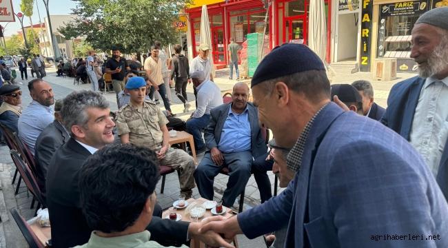 Diyadin Kaymakamı Korkusuz, Esnaf Ziyaretleriyle Vatandaş İle Bütünleşiyor