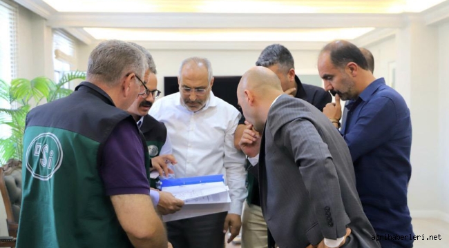 Doğubayazıt Kaymakamı Ekinci Başkanlığında Sel ve Taşkın Tedbirleri Görüşüldü