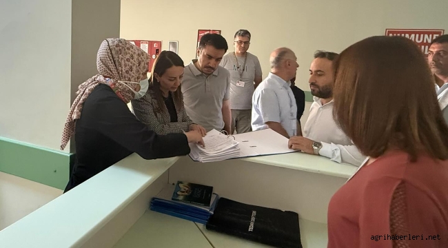 İl Sağlık Müdürü Esra Beşer, Doğubayazıt Devlet Hastanesi'nde İnceleme Gerçekleştirdi