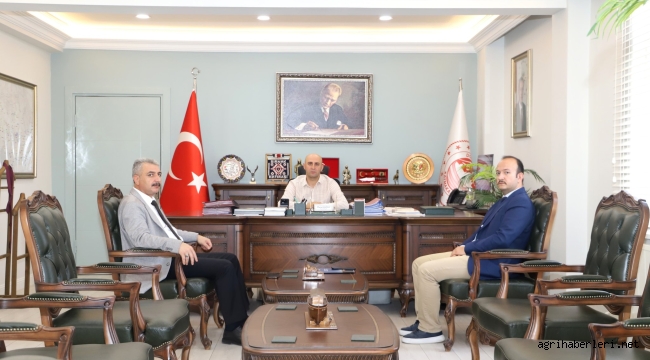 Kaymakam Murat Ekinci, Yeni Atanan Turizm ve SGK Müdürlerini Makamında Kabul Etti