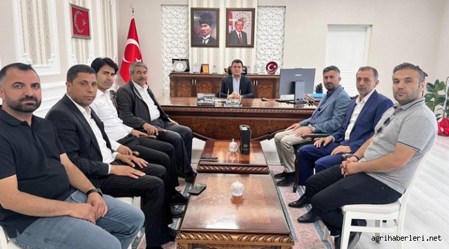 Patnos Kaymakamı Dertlioğlu'na Hoşgeldiniz Ziyaretleri