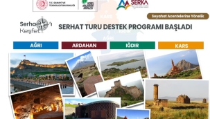Serhat Kalkınma Ajansı (SERKA), TRA2 Bölgesi'nde (Ağrı, Ardahan, Iğdır, Kars) Turizm Hareketliliğini Artırmak İçin Seyahat Acentelerine Mali Destek Sağlıyor!