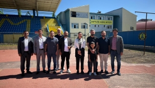 Ağrı Milletvekili Kilerci ve İl Başkanı Yıldız, Ağrı Spor Başkanı Balkis'i Ziyaret Etti