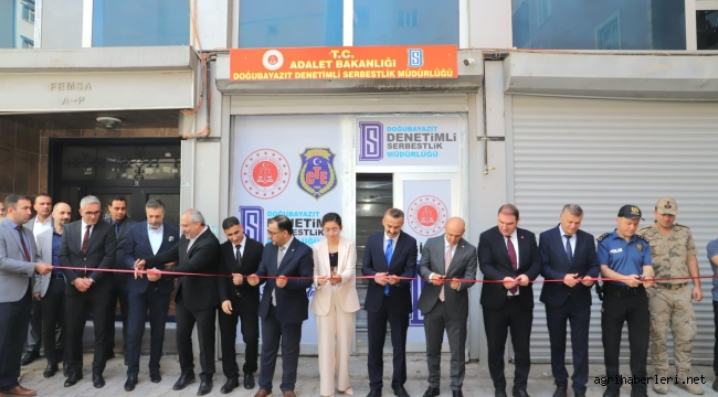  Doğubayazıt'ta Denetimli Serbestlik Müdürlüğü Yeni Hizmet Binası Açılışı Yapıldı.