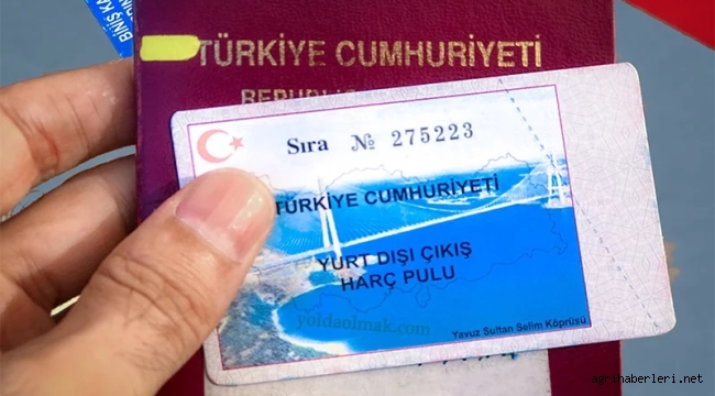Yurt Dışına Çıkış Harç Pulu Bin TL Oldu