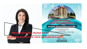 AK Parti Ağrı Milletvekili Ruken Kilerci, Ailesi Adına Patnos'ta Yaptırdığı Aile Sağlık Merkezi Açılışına Vatandaşları Davet Etti