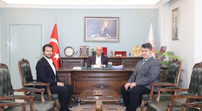 Doğubayazıt Kaymakamı Ekinci'den Yeni Görevdekilere "Hayırlı Olsun" Ziyareti