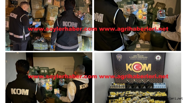  Gürbulak Gümrüğü'nden 40 Milyon TL Sağlığa Zararlı Gümrük Kaçağı Mal Yakalandı