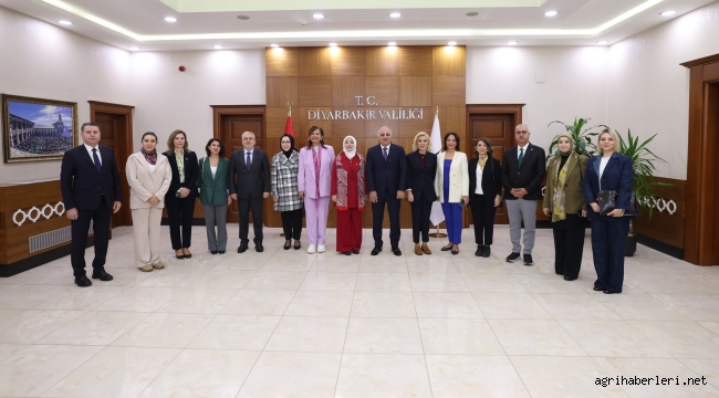 KEFEK Heyeti Diyarbakır'da: Vali Zorluoğlu'ndan Fırsat Eşitliği Çalışmaları Hakkında Bilgi Aldılar