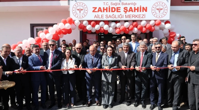 Patnos'ta Zahide Şahin Aile Sağlık Merkezi Hizmete Açıldı