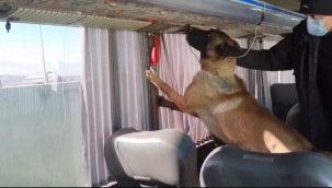  Ağrı'da Yabancı Plakalı Bir Otobüsün 2 Yangın Tüpünden Uyuşturucu Çıktı