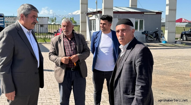Ağrı Patnos Belediye Başkanı Taşkın, Hayvan Pazarı Esnafına Kantar Müjdesini Verdi
