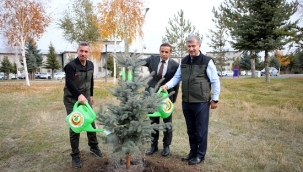 AİÇÜ 100 bin m² alanda ağaçlandırma faaliyeti gerçekleştirilecek.