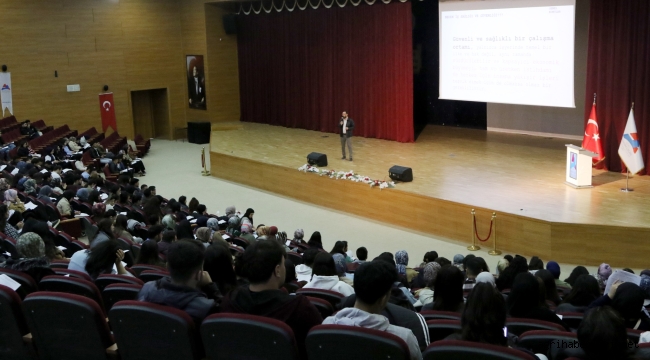 AİÇÜ'de "İş Sağlığı ve Güvenliği Eğitimi" Verildi