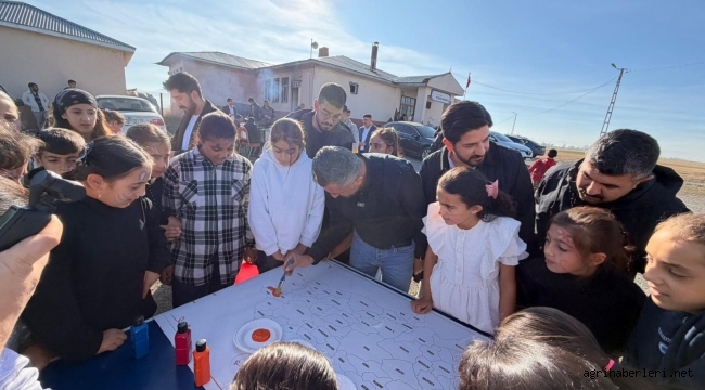AK Parti Ağrı'da Çocukların Hayallerini Renklendirdi