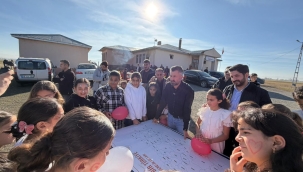 AK Parti Ağrı'da Çocukların Hayallerini Renklendirdi