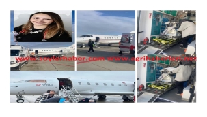 AĞRI'DA UÇAK AMBULANSLAR ZAMANLA YARIŞTI