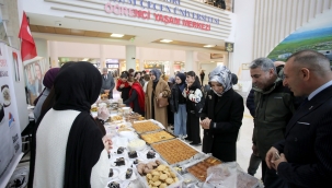 Ağrı İbrahim Çeçen Üniversitesin’de SKS Öncülüğünde Gazze İçin Kermes