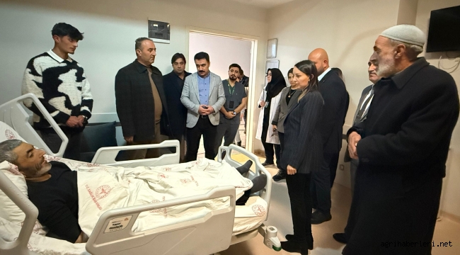 Ağrı İl Sağlık Müdürü Beşer, Eğitim ve Araştırma Hastanesi'nde İncelemelerde Bulundu