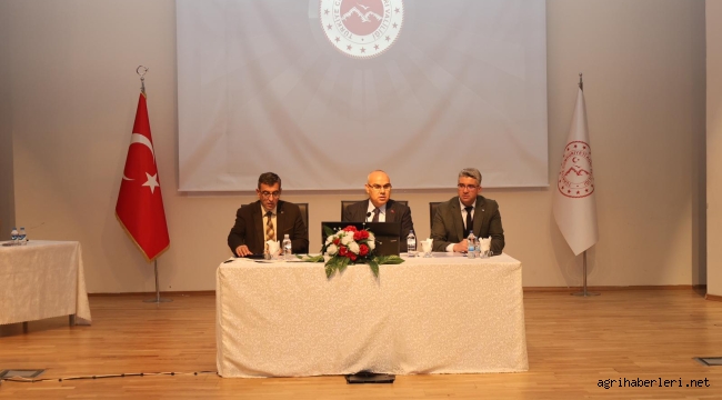 Ağrı'da 2025-2026 Kamu Yatırımları ve Projeler Masaya Yatırıldı