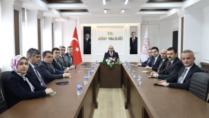 Ağrı'da Vali Koç Başkanlığında Yılın İlk Ayında Kaymakamlar Toplantısı Gerçekleştirildi