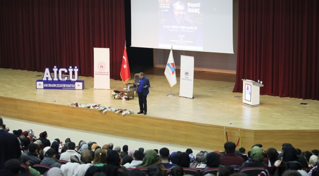   AİÇÜ'de Hayati İnanç İle "Can Veren Pervaneler" Söyleşisi