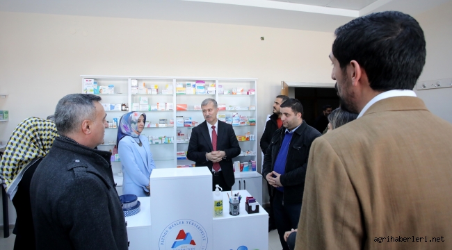 AİÇÜ Patnos Yerleşkesi'ne Dev Yatırım: Eczane Laboratuvarı ve Sorgu Odası Açıldı