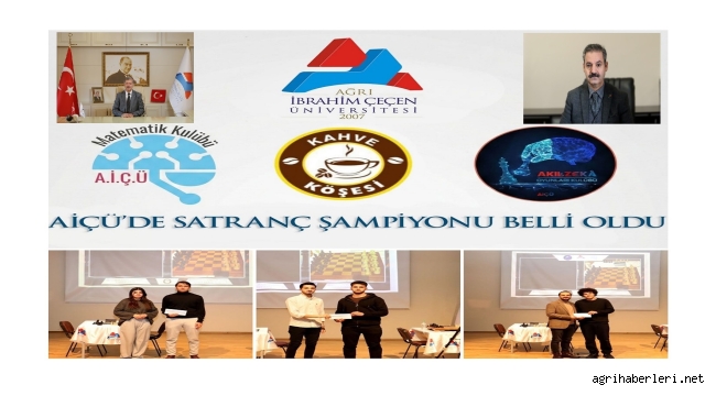 AİÇÜ Satranç Turnuvası'nı İbrahim Sungur Öcal Kazandı