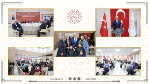 Ağrı'da Ramazan'ın İlk İftarı Şehit Aileleri ve Gazilerle Yapıldı