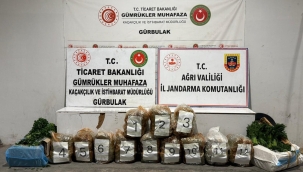 Doğubayazıt'ta Sebze Yüklü Bir TIR'da 52 Kg Esrar Ele geçirildi