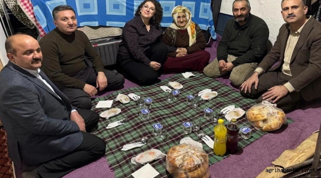 Ağrı Valisi 78 Yaşındaki Güvercin Ninenin İftar Sofrasında