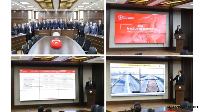  Ağrı Valisi Dr. Önder Bozkurt Başkanlığında Değerlendirme Toplantısı Yapıldı.