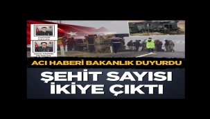 MSB'den kahreden haber: Doğubayazıt'ta şehit sayımız 2 oldu
