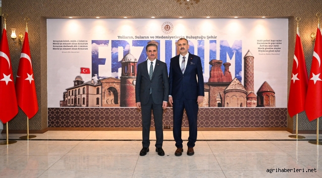 Vali Bozkurt, Erzurum'da Ağrı'nın Geleceği İçin Temaslarda Bulundu 