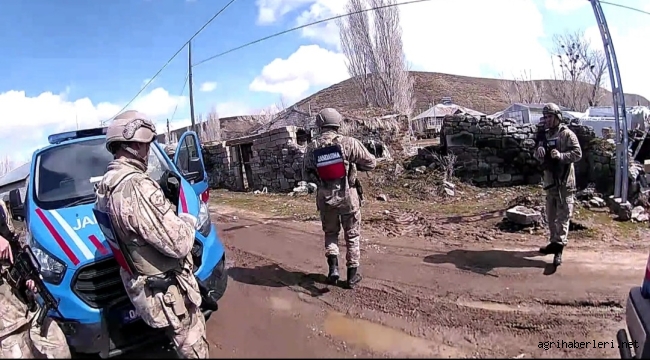 Ağrı'da Polis ve Jandarma, Huzur Güvenlik Uygulaması Gerçekleştirdi