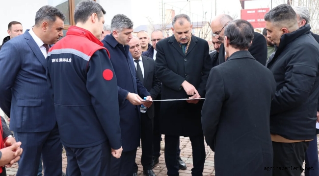 Ağrı Valisi Önder Bozkurt, Diyadin'de yürütülen projeleri yerinde denetledi