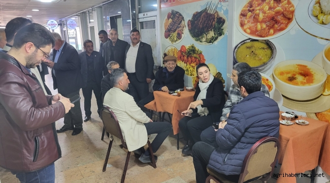 AK Parti Ağrı Milletvekili Ruken Kilerci ve İl Başkanı İlhami Yıldız'dan Yoğun Tempo