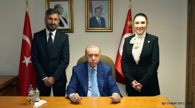 Cumhurbaşkanı Erdoğan, AK Parti Ağrı Milletvekili Kilerci ve İl Başkanı Yıldız'ı Kabul Etti