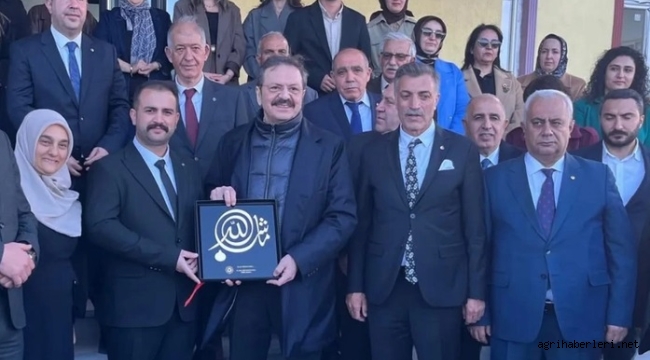 Hisarcıklıoğlu'ndan Oda Başkanı Can'a Ziyaret, Doğubayazıt TOBB Özel Eğitim Meslek Okulu ve Gürbulak Gümrük Açılışı